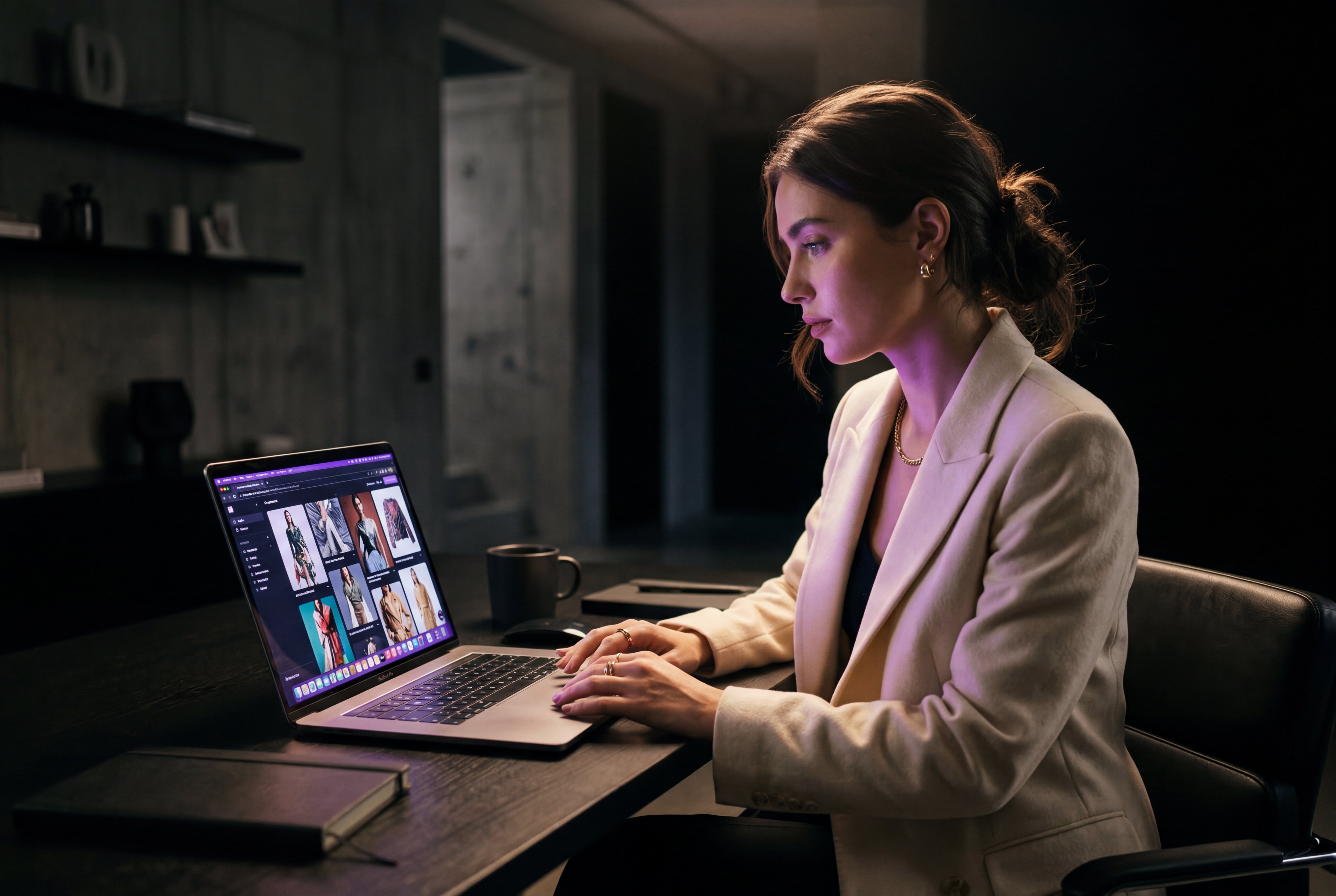 Fashion editorial — solução